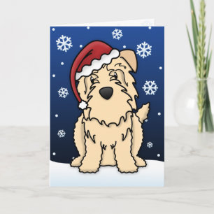 Kawaii Wheaten Schlucht von Imaal Terrier Feiertagskarte