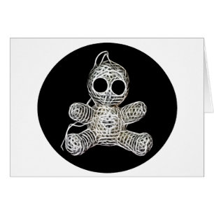 Kawaii White Voodoo Puppe Funny Magic Spielzeug