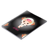 kawaii Widder Notizblock (Linke Seite)