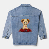Kawaii Widder Zodiac Neos Jeansjacke (Rückseite)