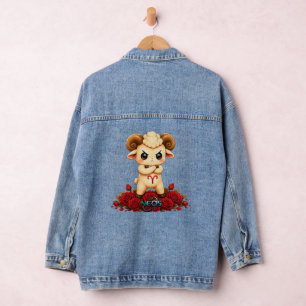 Kawaii Widder Zodiac Neos Jeansjacke