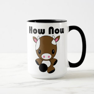 Kawaii wie jetzt Brown-Kuh-Tasse Tasse
