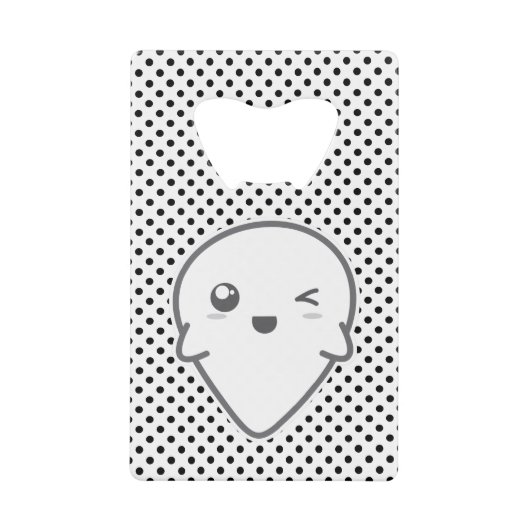 Kawaii Winking Ghost Bottle Opener Geldbeutel Flaschenöffner (Vorderseite)