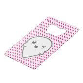 Kawaii Winking Ghost Bottle Opener Geldbeutel Flaschenöffner (Vorderseite Schrägansicht)