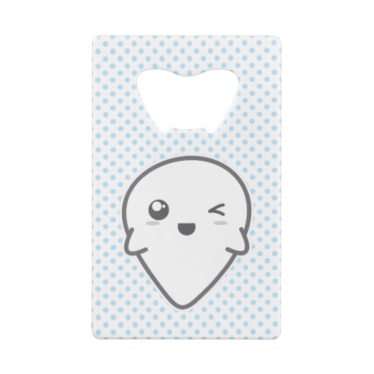 Kawaii Winking Ghost Bottle Opener Geldkarten Flaschenöffner (Rückseite)