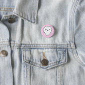 Kawaii Winking Ghost Button (Beispiel)