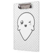 Kawaii Winking Ghost Clip Board Klemmbrett (Links)