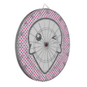 Kawaii Winking Ghost Dart Board Dartscheibe (Vorderseite Links)