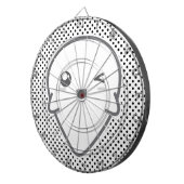 Kawaii Winking Ghost Dart Board Dartscheibe (Vorderseite rechts)