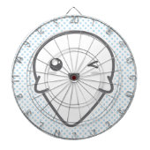 Kawaii Winking Ghost Dart Board Dartscheibe (vorne)