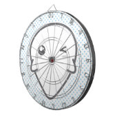 Kawaii Winking Ghost Dart Board Dartscheibe (Vorderseite rechts)