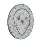 Kawaii Winking Ghost Dart Board Dartscheibe (Vorderseite Links)