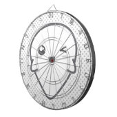 Kawaii Winking Ghost Dart Board Dartscheibe (Vorderseite rechts)