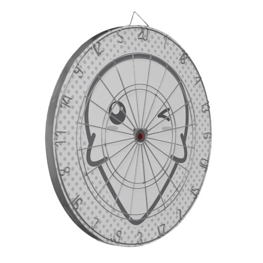 Kawaii Winking Ghost Dart Board Dartscheibe (Vorderseite Links)