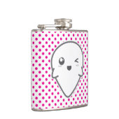 Kawaii Winking Ghost Flask Flachmann (Rechts)