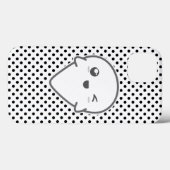 Kawaii Winking Ghost iPad Case (Rückseite (Horizontal))