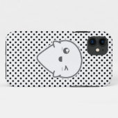 Kawaii Winking Ghost iPhone Case (Rückseite (Horizontal))
