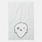 Kawaii Winking Ghost Küchentuch (Vertikal)