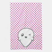 Kawaii Winking Ghost Küchentuch (Vertikal)