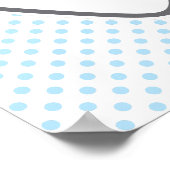 Kawaii Winking Ghost Poster Print (Ecke)