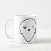 Kawaii Winking Ghost-Tasse Kaffeetasse (Links)