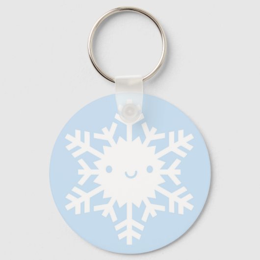 Kawaii Winter Snowflake Schlüsselanhänger (Vorderseite)