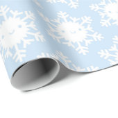 Kawaii Winter Snowflakes Geschenkpapier (Rolleneckpunkt)
