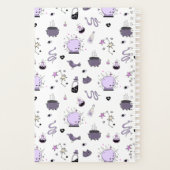 Kawaii Witch Pattern Planer (Rückseite)