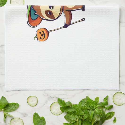 kawaii witch sloth Classic T-Shirt Geschirrtuch (Gefaltet)