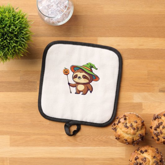 kawaii witch sloth Classic T-Shirt Topflappen (Oben Unten)