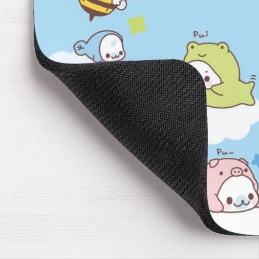 Kawaii Wolke Mousepad (Ecke)