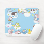 Kawaii Wolke Mousepad (Mit Mouse)