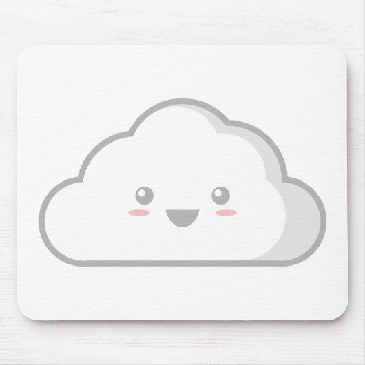 Kawaii Wolke Mousepad (Vorne)