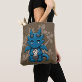 Kawaii Würfel-Drache-Leinwand-Taschen-Tasche Tasche (Von Nahem)