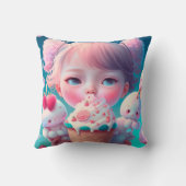 Kawaii-Wurfkissen Kissen (Rückseite)