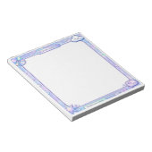 Kawaii Y2K Cyber Pastel Brain Dump Notepad Design Notizblock (angewinkelt)