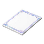 Kawaii Y2K Cyber Pastell Notizblock Design Brain D (Rotiert)