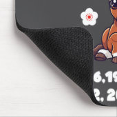 Kawaii Year Of Horse Chinese Zodiac 2026 Animal  Mousepad (Ecke)