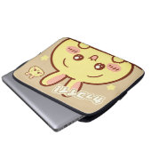 Kawaii Yellow Bunny Laptop Sleeve (Vorne Knopf)