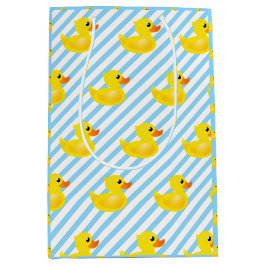 Kawaii Yellow Rubber Duck Pattern Mittlere Geschenktüte