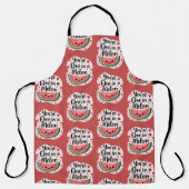 Kawaii "You re One in a Melon" Niedlicher Wasserme Schürze (Vorderseite)