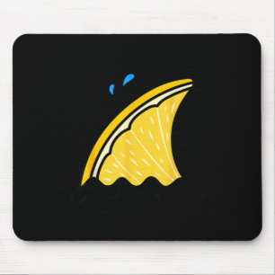Kawaii Zitronen-Limonen-Hai-Fin lustige Familie So Mousepad