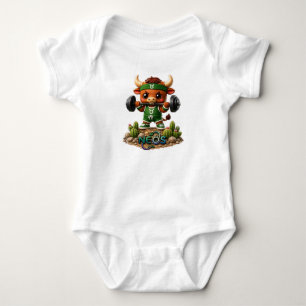 Kawaii Zodiac Neos Stier Baby Strampler