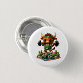 Kawaii Zodiac Neos Stier Button (Vorne & Hinten)