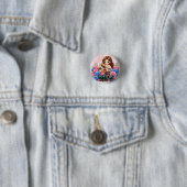 Kawaii Zodiac Neos Waage Button (Beispiel)