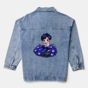 Kawaii Zodiac Neos Wassermann Jeansjacke