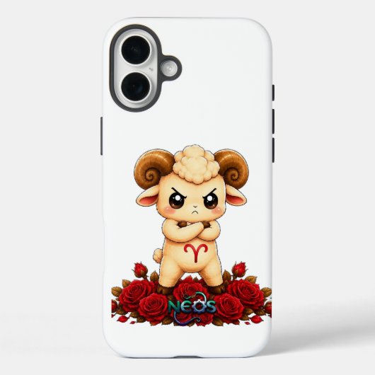 Kawaii Zodiac Neos Widder Case-Mate iPhone Hülle (Rückseite)