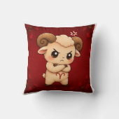 Kawaii Zodiac Neos Widder Kissen (Rückseite)