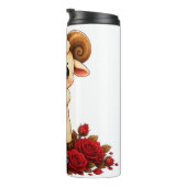 Kawaii Zodiac Neos Widder Thermosbecher (Nach rechts gedreht)