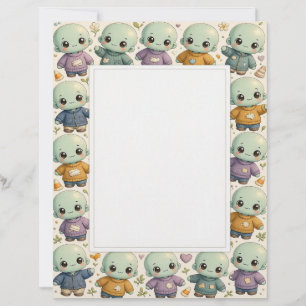 Kawaii-Zombie-Creaturen-Schreibwaren